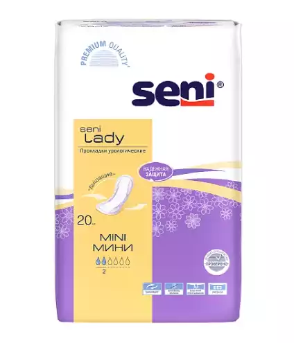 Прокладки урологические "Seni Lady" Mini 20 шт