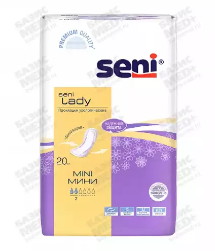Прокладки урологические "Seni Lady" Mini 20 шт