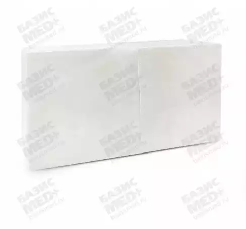 Салфетка БигПак 24х24 белая 1-сл. 400 шт