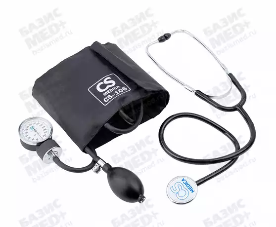 Тонометр СS-106 М Medica, с фонендоскопом, с поверкой