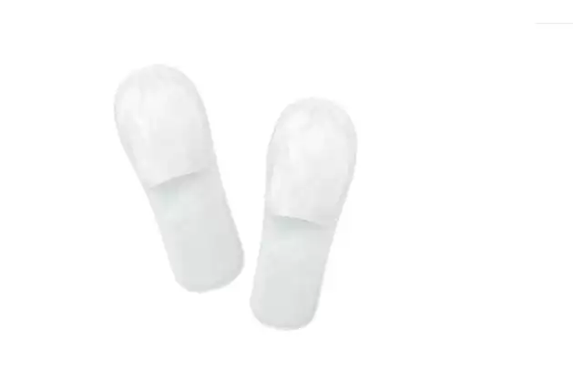 Тапочки одноразовые Антикризисные Ультра с закрытым мысом, белые , размер 37-42