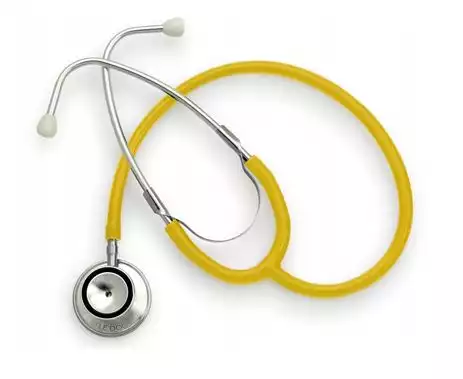 Стетоскоп Little Doctor LD Prof-1 (для врачей и среднего медицинского персонала), цвет желтый
