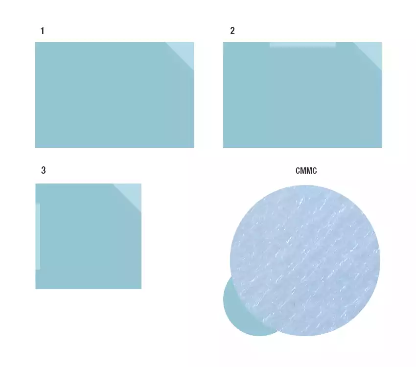 Комплект постельного белья КБ-125 одноразовый, материал СМС 25г/м2, нестерильный, цвет голубой (3 предмета)