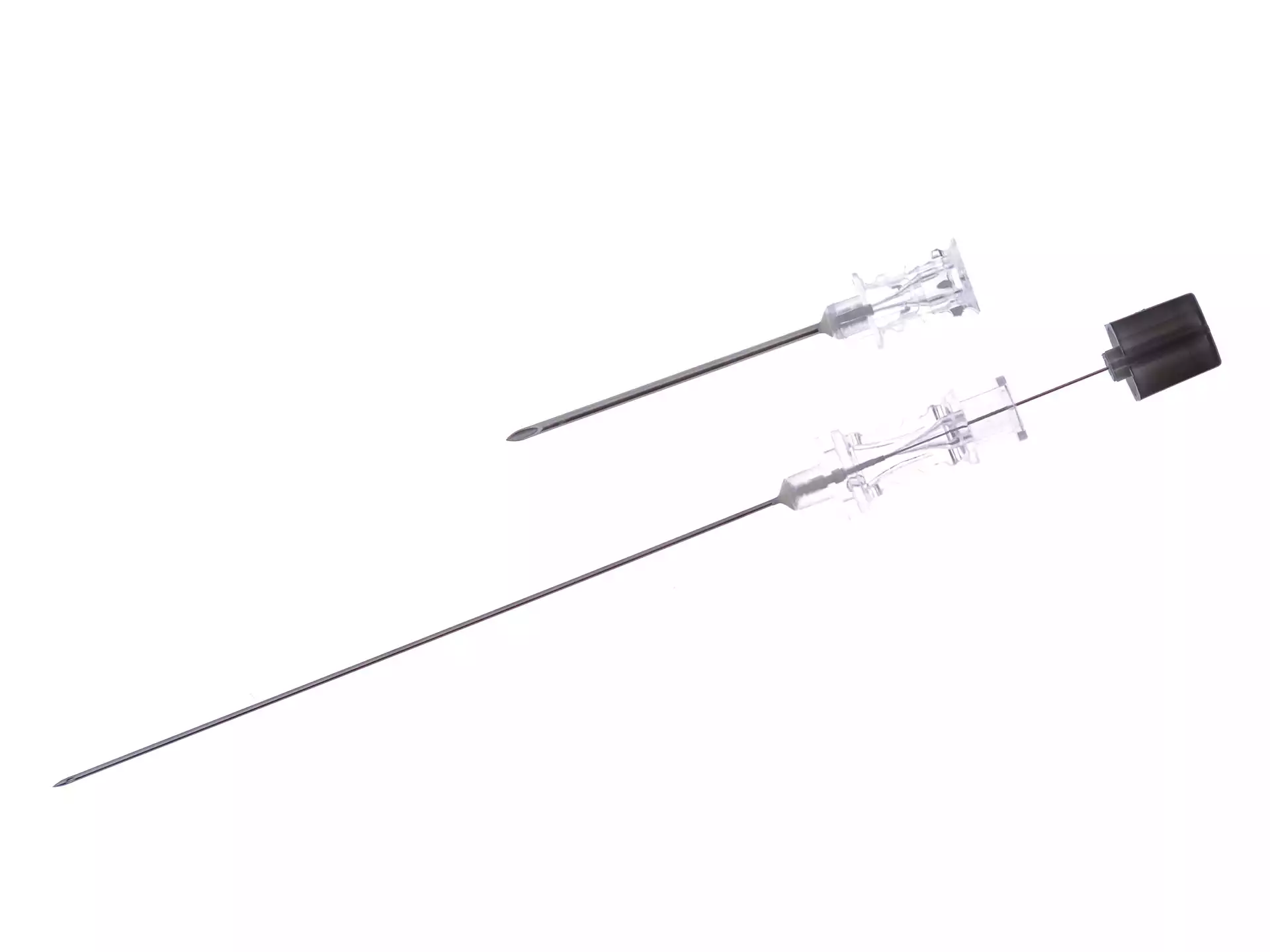 Игла спинальная Pencil Point 22G (0,7*120мм), с проводником, стерильная, черная