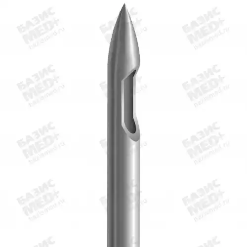Игла спинальная Pencil Point 22G (0,7*120мм), с проводником, стерильная, черная