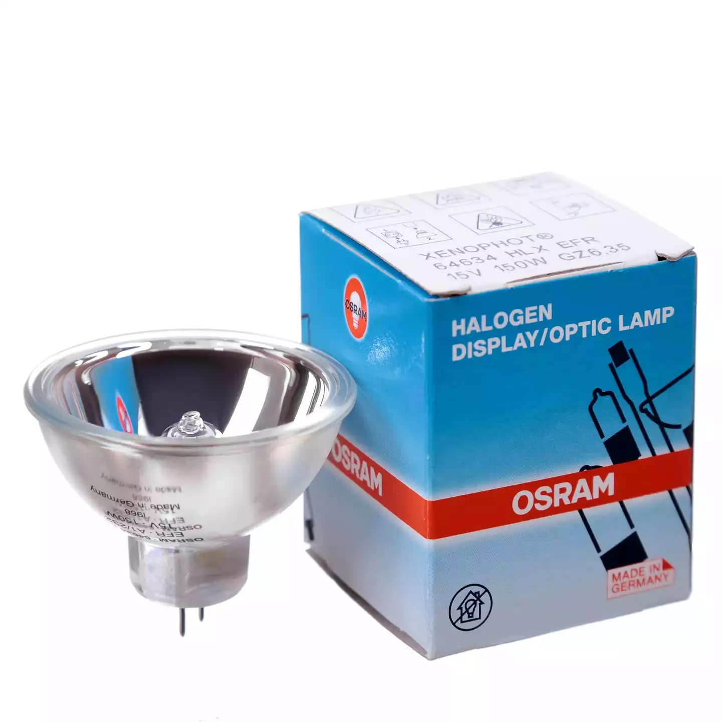 Лампа  галогенная OSRAM 64634 HLX EFR 15V 150W GZ6,35