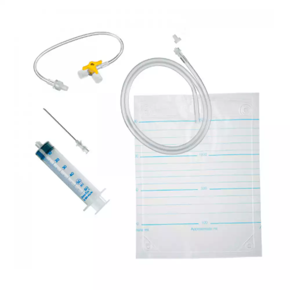 Устройство Плеврофикс №1, дренирующее для пункции плевральной полости