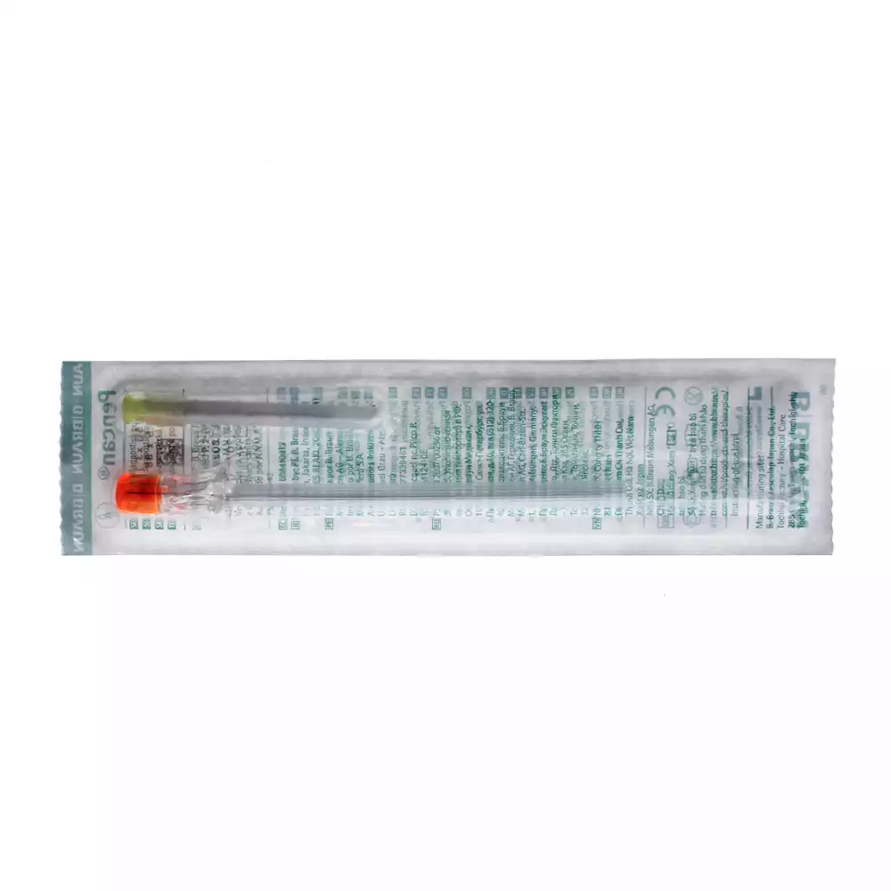 Игла спинальная Pencil Point 25G (0,50х88мм) Pencan®, с проводниковой иглой, стерильная, оранжевая
