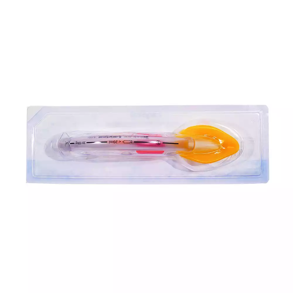 Маска ларингеальная Flexicare Medical LarySeal® MRI, размер 3, для пациентов весом 30-50кг, цвет - оранжевый, одноразовая, стерильная