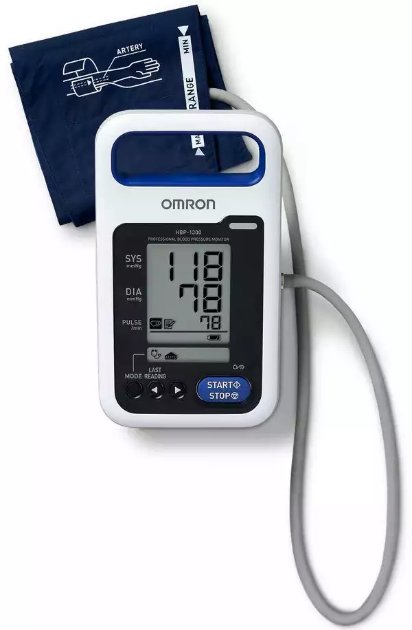 Тонометр Omron HBR-1300 (HBP-1300-E) профессиональный (переносной), рассчитанный на работу в условиях большого потока больных